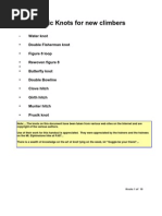 Download Basic Knots for New Climbers by singe57 SN22251504 doc pdf