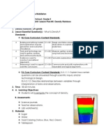 Density Rainbow Lesson Plan