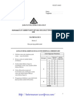 Mathematics f4 Final 2008 Segamatjohor p2 Ans