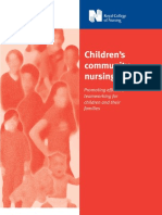 Recommendations for Improving Children's Community Nursing Services