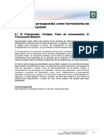 Lectura 4 - El Presupuesto Como Herramienta de Planeaci%c3%b3n y Control