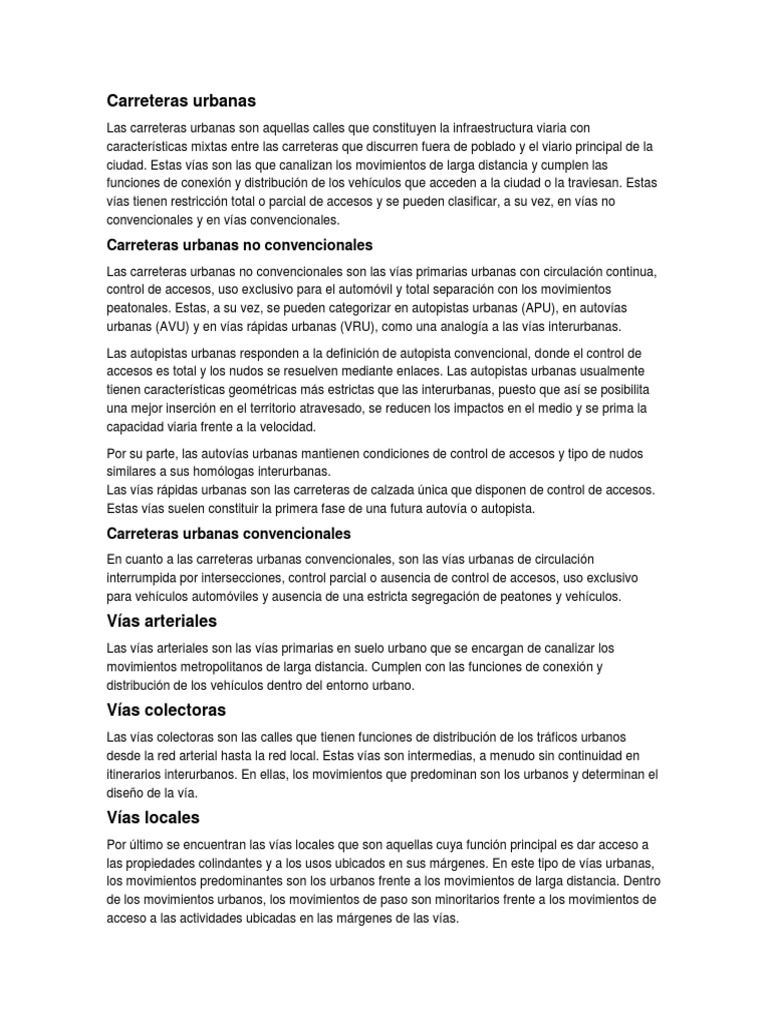 ¡Sorprendente!  Diferencias Clave Entre Tipos De Vías Públicas - hyd3g7r