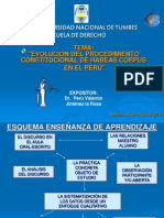 Evolucion Del Procedimiento Constitucional de Habeas Corpus en El Peru