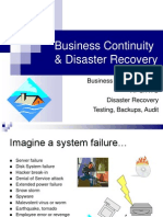 Business Impact Analysis Rpo/Rto Disaster Recovery Testing, Backups, Audit