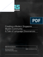 Creating A Modern Singapore Muslim Community: A Tale of Language Dissonances