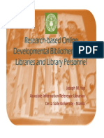 Research-Based Online Developmental Bibliotherapy For Libraries and Library Personnel