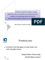 Procesos Políticos, Instituciones y Plano Simbólico en