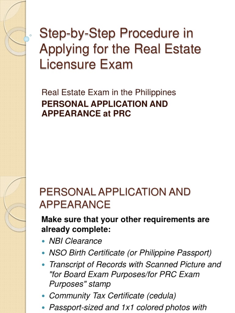 Real Estate Exam PDF