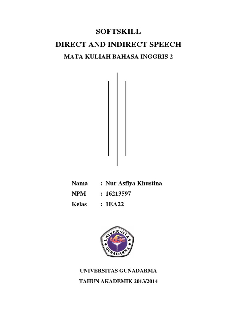 Direct and Indirect Speech Guide | PDF | Question | Verb
