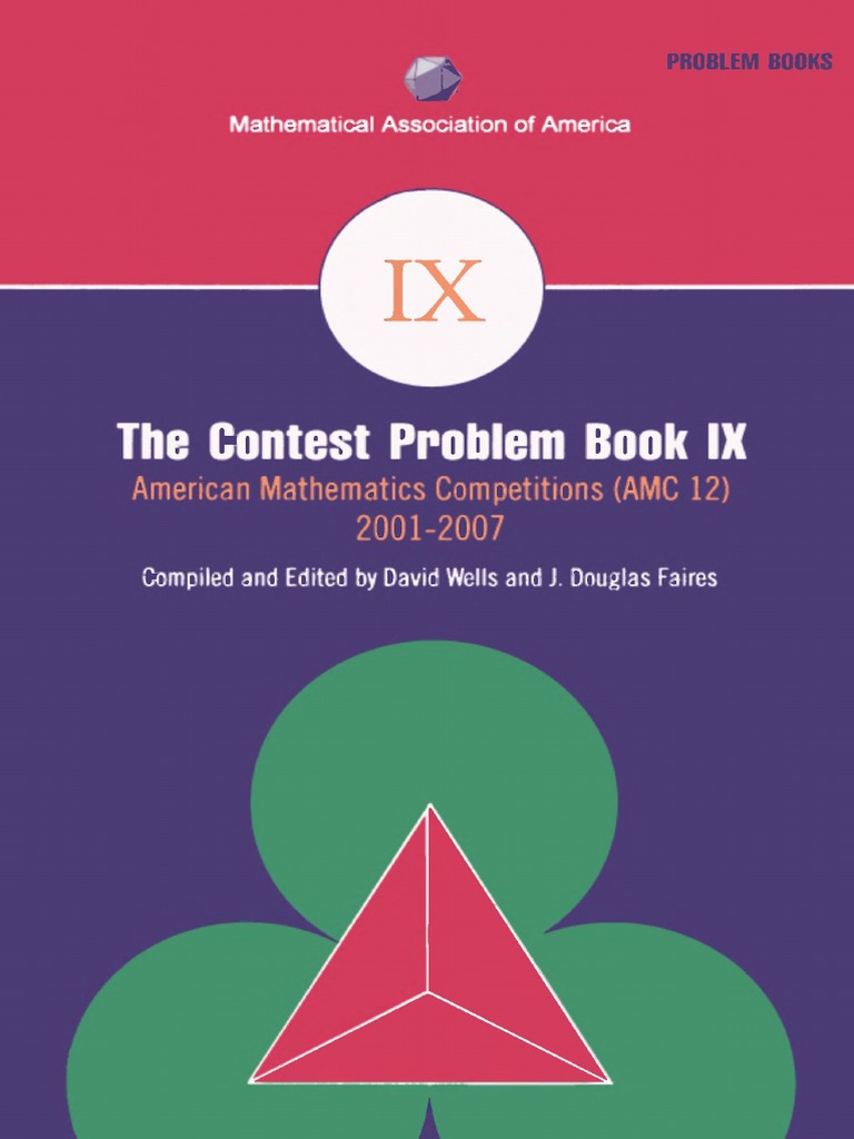 The Maths Contest Problem Book IX 2001-2007 | PDF | Foreign Language ...