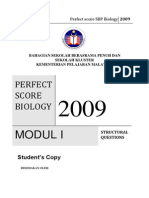 Perfect Score Biology: Modul I