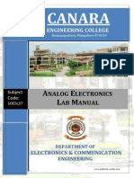 Analog Electronics Lab Manual-10esl67
