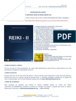 Programa Reiki II en Cartagena, Murcia (España)