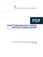 Zimbra Archiving and Discovery Whitepaper
