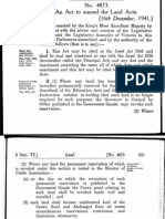 Land Act Amendments