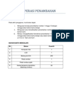 Aktiviti Operasi Penambahan