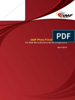 IAAF Photo Finish Guidelines Summary