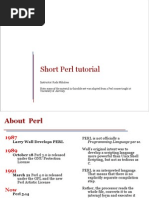 Short Perl Tutorial: Instructor: Rada Mihalcea University of Antwerp