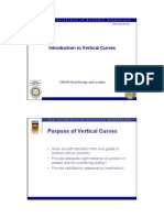 Lecture 17 - CIV2701 - Introduction To Vertical Curves