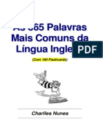 As 365 Palavras Mais Comuns Da Lingua Inglesa Amostra