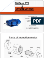 Fmea & Fta of Induction Motor by Anjali