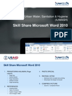 Skill Share Microsoft Word 2010