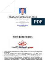 Shahadatuliskandar Rosli Portfolio-Pps