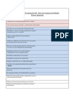 Criterios de Evaluación Del Tercer Trimestre para Blog