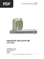 Ceragon FibeAir IP-10G IP-10E User Guide 20120601 Rev A.01