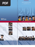 University of Pennsylvania 2011 Commencement Program