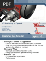 3D Rendering in OpenGL