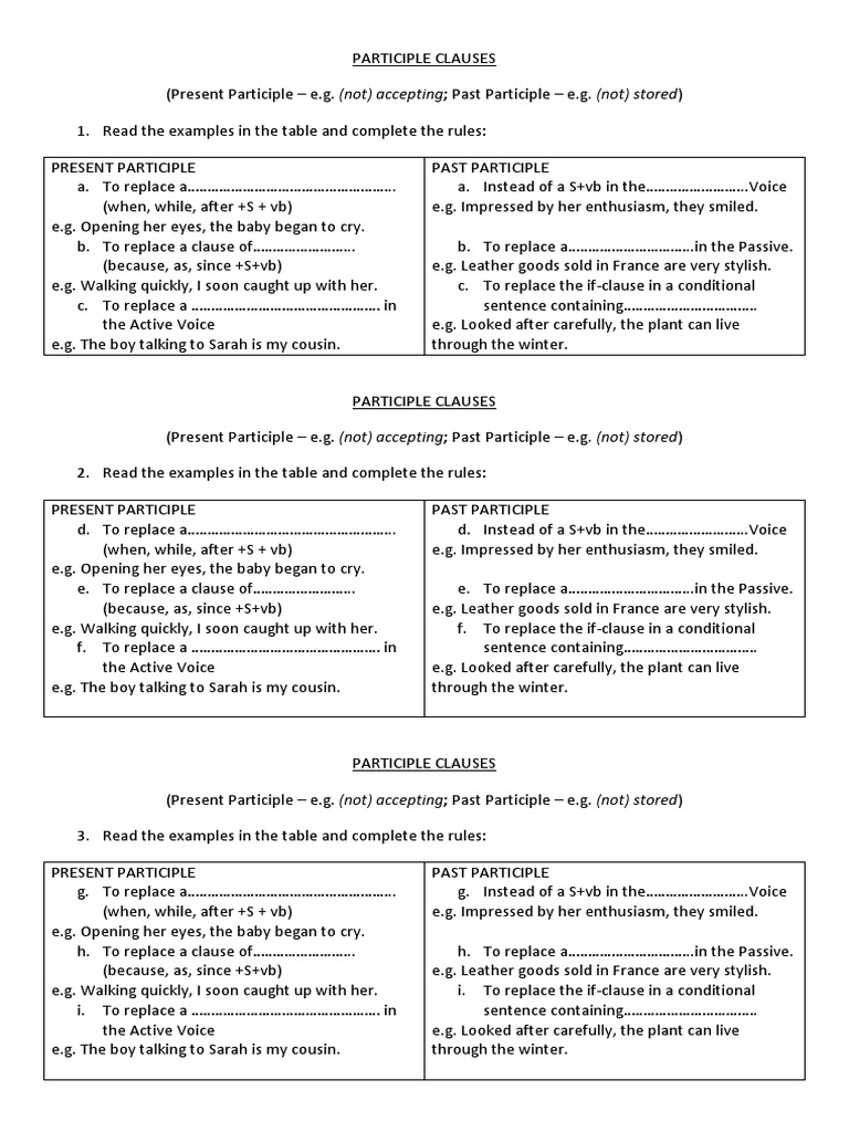 participle-clauses-worksheet-linguistic-morphology-syntactic-relationships