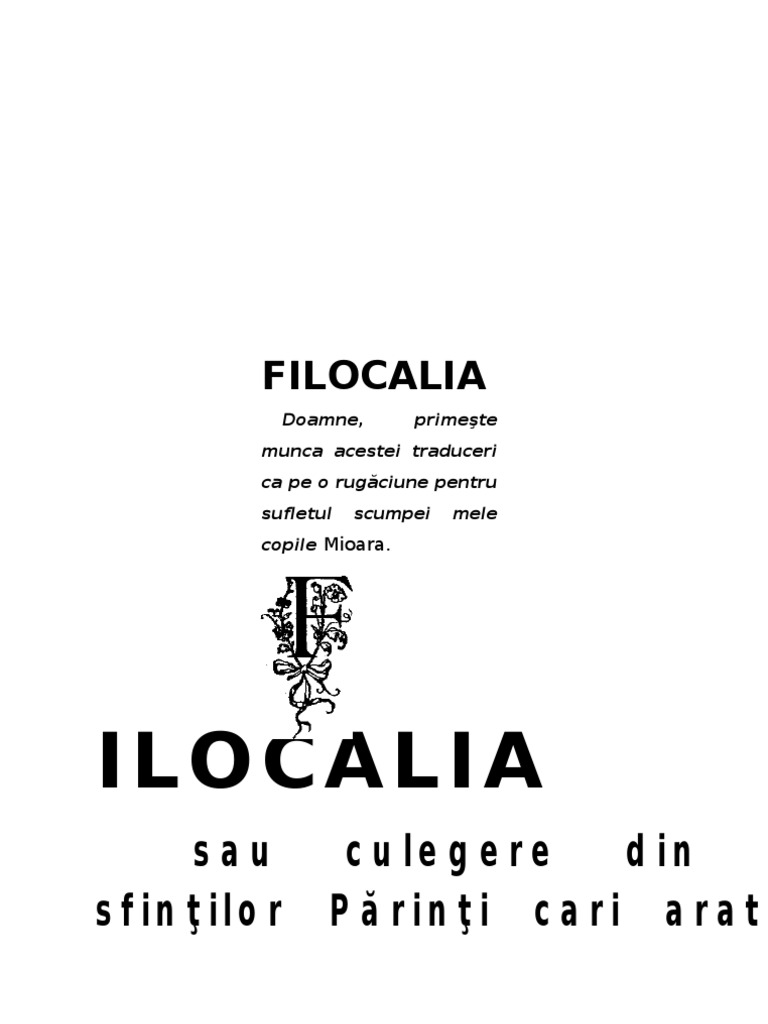 Filocalia 1 | PDF