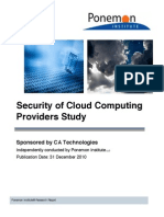 Security of Cloud Computing Providers 2010