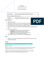 strategy 7 reciprocal teaching