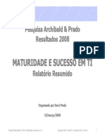 Pesquisamaturidade2008 Relatorioresumido Sucesso em Ti v3