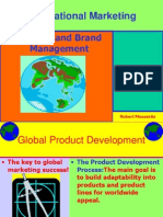 International Marketing: - Product and Brand