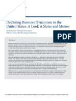 Declining Business Dynamism in The United States A Look at States and Metros