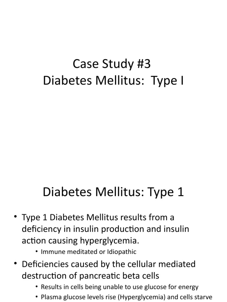 Case Study: Type 1 Diabetes in Teenager | PDF | Disorders Of Endocrine ...