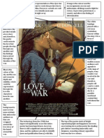 In Love and War - 1980s Poster
