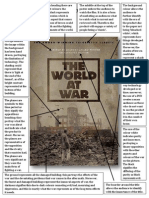The World at War - 1940s Poster