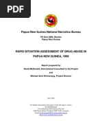 Rapid Situation Assessment of Drug Abuse in PNG, 1998