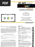 Caderno de Resumos 2013