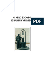 O Hercegovini Iz Ranijih Vremena