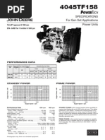 John Deere 4045T Engine Specifications | PDF | Engines | Vehicles