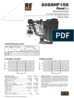 6068HF158
POWERTECH SPECIFICATIONS For Gen Set Applications