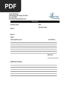 work order
