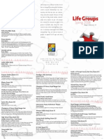 Life Groups Brochure Spring 2008