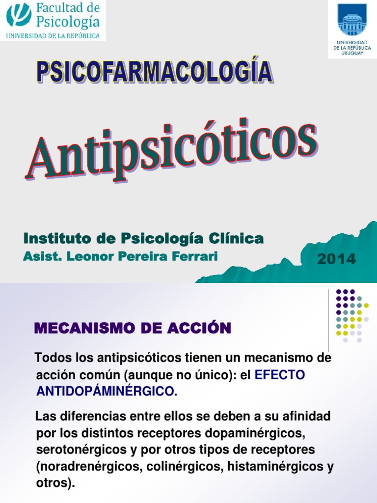 Antipsicóticos Dopamina Antipsicótico