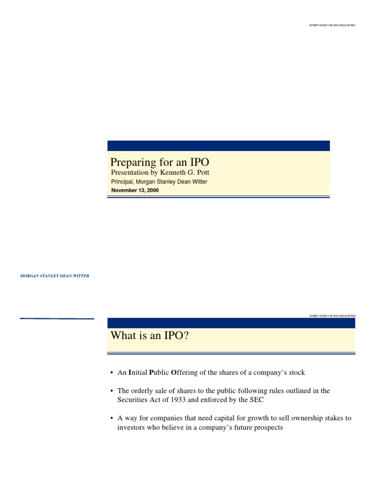 IPO Preparation Guide and Insights | PDF | Finance & Money Management